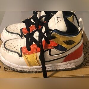 Jordan 1 Mid, 7C, Multi Colored